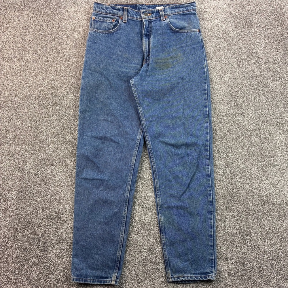 Vintage Levi's 550 Jeans Mens 34x32 Blue Light Wash Denim Regular Fit Tapered